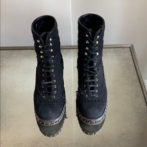 Chanel Black Boots